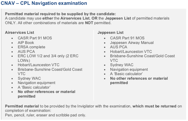 CNAV Permitted Materials Dec 2021